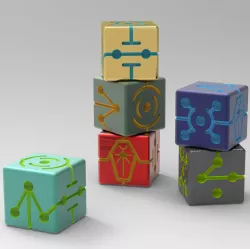 space-egyptian-terminator dice