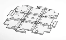 Space Hulk: X corridor intersection - 8 models