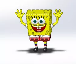 SpongeBob Square 3D printing