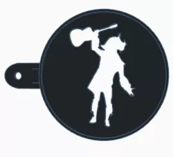 Stencil coffee/coffee Captain Venom