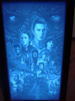 Stranger Things Litho Box Lamp