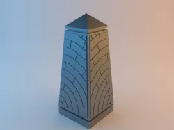 Structured wargaming obelisk