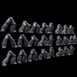 Super Model Legs for Space Soldiers Set #1 Standing Poses