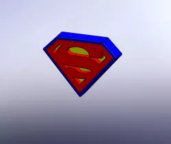 superman 3D logo