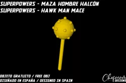 SUPERPOWERS - MAZA HOMBRE HALCON