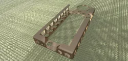 Telephone holder wall socket