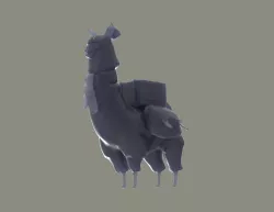 The Llama Llama Courier DOTA 2 3D Model