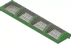 Three sets of 1/35 scale WWII Soviet KV tank deck grills for Trumpeter, RFM, and new Tamiya Kits.