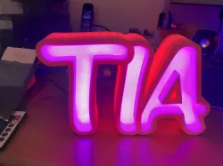 TIA name lamp