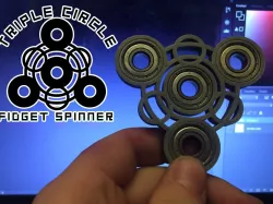 Triple Circle Fidget Spinner