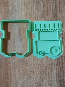 Trolley, cutter, cutter and marker
