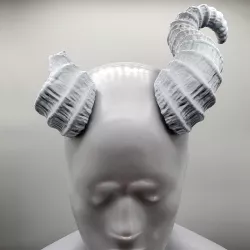 Twisted Tip Horns | Adrienne