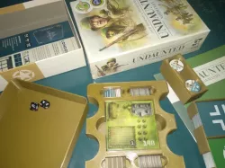 Undaunted Normandy Insert with dice roll box.