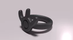 Unown ring "W"