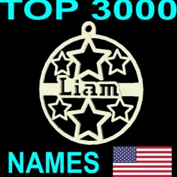 US Names Christmas Xmas Decoration