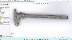 Vernier Caliper 250mm Resolution: 0.02mm Fine Details