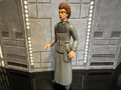 VINTAGE DUNE PITER DE VRIES HARKONNEN MENTAT, KENNER STYLE ACTION FIGURE, 3.75" CUSTOM FIGURE, FRANK HERBERT BOOK.