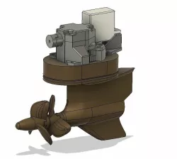 Volvo Penta IPS semi scale functional model