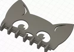 Wall mount for cat keys