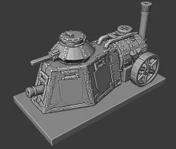 Warmaster Empire Steam Tank
