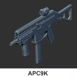 weapon gun APC9K