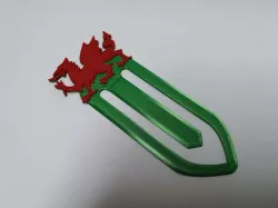 Welsh Dragon Bookmark