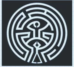Westworld Maze - Stencil