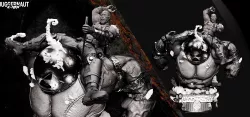 Wicked Juggernaut Bust Tested and ready for 3d printing