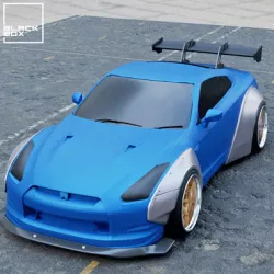 Widebody Set for GTR R35 Diecast models and RC
