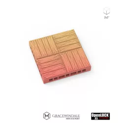 Wooden floor tile