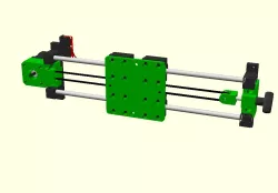 X axis for DIY 3D printer V1.2