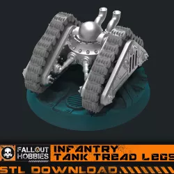 28mm Infantry Tank Tread Legs