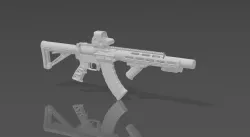 3D printable CMMG MK47 Mutant Escape from Tarkov EFT Gun Model