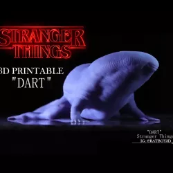 3D PRINTABLE Dart stranger things - stage two
