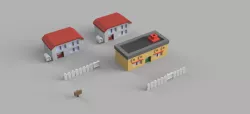 3D printable Pallet Town [ Pokemon! ]