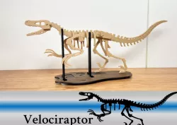 [3Dino Puzzle] Velociraptor