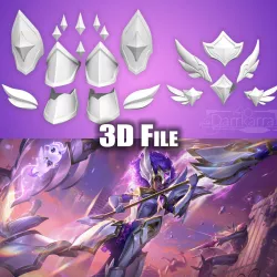 Accessoires Star Guardian Rell League of Legends Fichiers STL