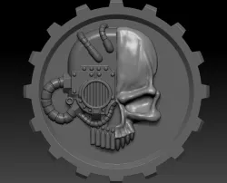 Adeptus Mechanicus Sign Badge