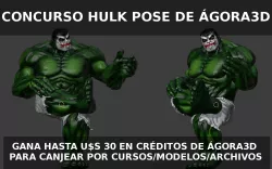 Agora3D Hulk Pose Contest