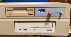 Amiga 2000 Gotek Faceplate with 0.96" OLED and Decoder Mounts