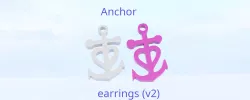 Anchor earrings (v2)