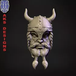 Ancient viking Warrior Bas relief Wall decor