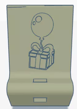 Animal Crossing Balloon with Present Switch Dock