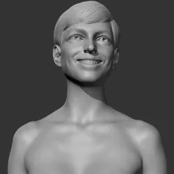 Anne Hathaway 3D print model