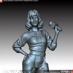 APRIL O'NEIL 1-10 SCALE STL