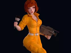 April O'Neil Miniature