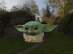 Baby Yoda Grogu Statue Bust