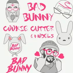 Bad Bunny - Cookie Cutter - 6 Models