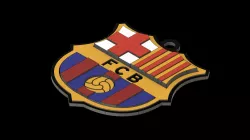 BARCA (BARCELONA) 3D LOGO BY OK (COLOR PRINTABLE)