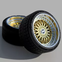BBS SUPER RS 18INCH for Diecast and rc hotwheels scale models